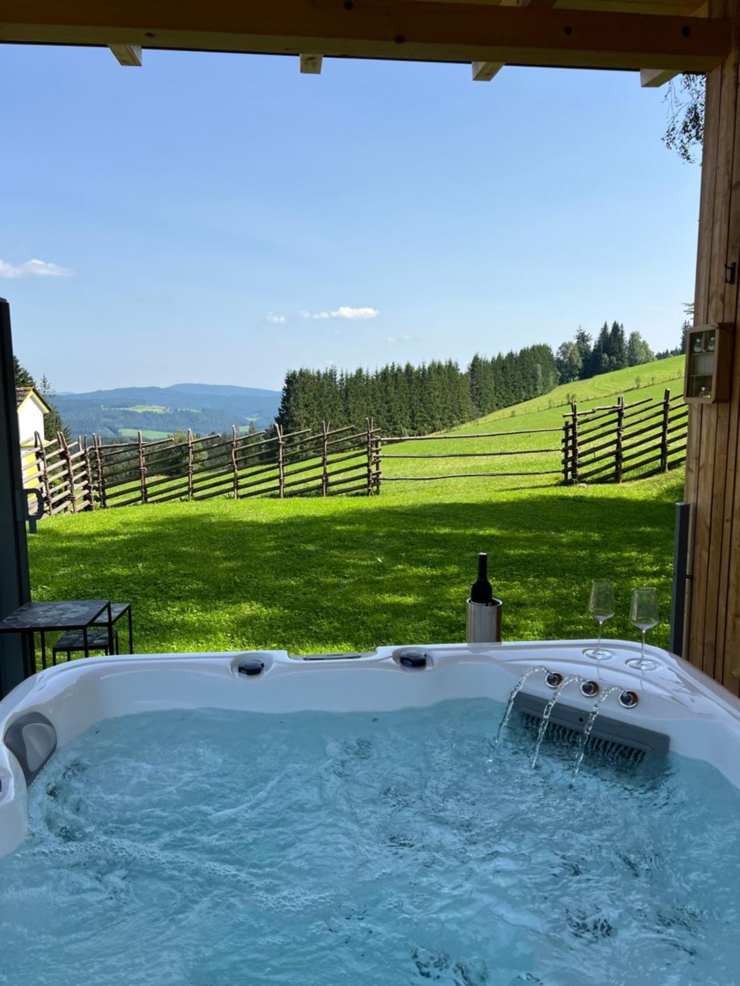 Waldheimatblick Villa Sankt Kathrein am Hauenstein Kültér fotó
